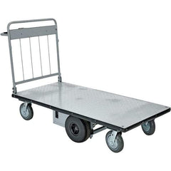 Vestil - 1,500 Lb Capacity Steel Handling Cart - Steel Deck, 28" OAW - Apex Tool & Supply