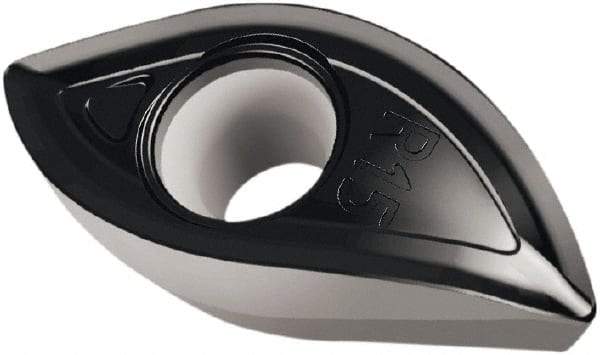 Walter - XDMT16T3095 F55 Grade WSP45S Carbide Milling Insert - TiAlN/Al2O3 Finish, 0.147" Thick, 3/8" Corner Radius - Apex Tool & Supply