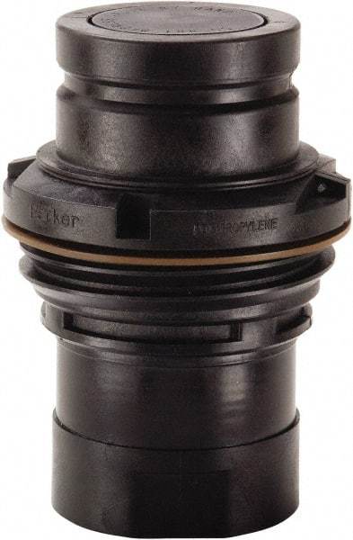 Parker - 1" Nominal Flow, 1 Thread, Nonspill Quick Disconnect Coupling - 60 Max psi, 40 to 140°F, Polypropylene Coupling, Fluorocarbon O-Ring - Apex Tool & Supply