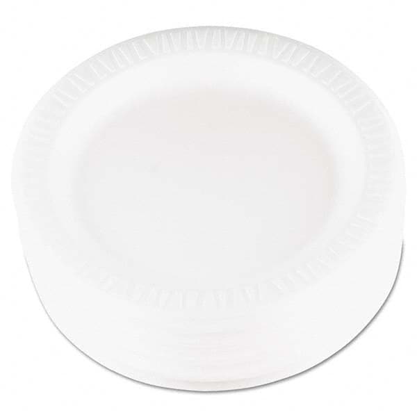 DART - Quiet Classic Laminated Foam Dinnerware, Plate, 9" Diam, WH, 125/PK, 4 Packs/CT - Apex Tool & Supply