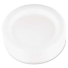 DART - Quiet Classic Laminated Foam Dinnerware, Plate, 9" Diam, WH, 125/PK, 4 Packs/CT - Apex Tool & Supply