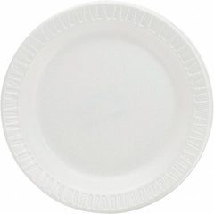DART - Foam Dinnerware Plates, 6" - White - Apex Tool & Supply