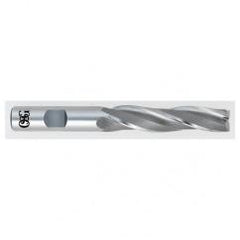 1/4 x 3/8 x 3/4 x 2-1/2 3 Fl HSS-CO Tapered Center Cutting End Mill -  Bright - Apex Tool & Supply