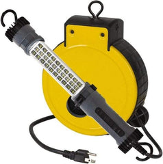 Value Collection - 120 Volt, 5 Watt, Electric, LED Portable Drop Light Work Light - 30' Cord, 1 Head, 300 Lumens, ABS - Apex Tool & Supply