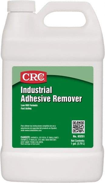 CRC - 1 Gal Bottle Adhesive Remover - VOC Content g/L 0, Removes Adhesives - Apex Tool & Supply
