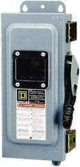 Square D - 30 Amp, 600 VAC/VDC, 3 Pole Nonfused Safety Switch - NEMA 12 & 3R, 10 hp at 600 VAC, 15 at 600 VDC (Single Phase), 30 hp at 600 VAC, 15 hp at 600 VDC (Triple Phase) - Apex Tool & Supply