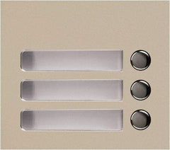 Aiphone - Public Address & Intercom Accessories Type: Three Call Button Panel For Use With: GF and GT Series - Apex Tool & Supply