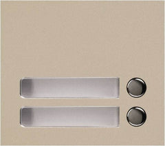 Aiphone - Public Address & Intercom Accessories Type: Two Call Button Panel For Use With: GF and GT Series - Apex Tool & Supply