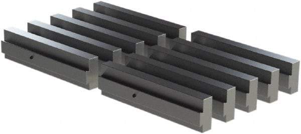 CarveSmart - 3/4" Wide x 2" High x 3/4" Thick, Flat/No Step Vise Jaw - Soft, Aluminum, Fixed Jaw, Compatible with 6" Vises - Apex Tool & Supply