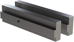 CarveSmart - 3/4" Wide x 2" High x 3/4" Thick, Flat/No Step Vise Jaw - Soft, Aluminum, Fixed Jaw, Compatible with 6" Vises - Apex Tool & Supply