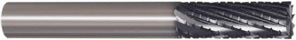 Seco - 10mm, 30mm LOC, 10mm Shank Diam, 80mm OAL, 10 Flute, Solid Carbide Square End Mill - Single End, Dura Finish, Helical Flute, 20° Helix, Right Hand Cut, Right Hand Flute, Series JC875 - Apex Tool & Supply