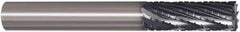 Seco - 10mm, 30mm LOC, 10mm Shank Diam, 80mm OAL, 10 Flute, Solid Carbide Square End Mill - Single End, Dura Finish, Helical Flute, 20° Helix, Right Hand Cut, Right Hand Flute, Series JC875 - Apex Tool & Supply