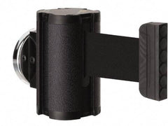 Lavi Industries - 3-1/2" High x 2-1/2" Long x 2-1/2" Wide Magnetic Wall Mount Barrier - Aluminum, Powdercoat Finish, Black, Use with Magnetic Wall Mount Barriers - Apex Tool & Supply