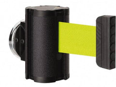Lavi Industries - 3-1/2" High x 2-1/2" Long x 2-1/2" Wide Magnetic Wall Mount Barrier - Aluminum, Powdercoat Finish, Black, Use with Magnetic Wall Mount Barriers - Apex Tool & Supply