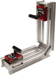 Mag-Mate - 3-7/8" Wide x 12-1/4" Deep x 12-1/4" High Rare Earth Magnetic Welding & Fabrication Square - 450 Lb Average Pull Force - Apex Tool & Supply