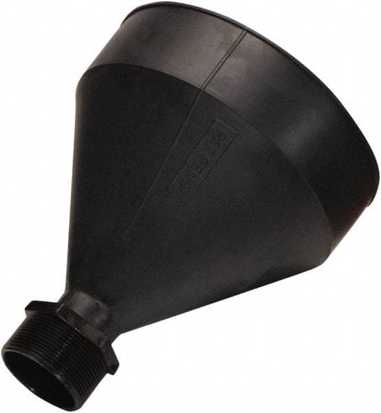 Funnel King - 9-3/16" High x 7-1/2" Diam, Polyethylene, Drum Funnel - 55 Gal Drum/Pail Capacity - Apex Tool & Supply