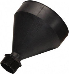 Funnel King - 9-3/16" High x 7-1/2" Diam, Polyethylene, Drum Funnel - 55 Gal Drum/Pail Capacity - Apex Tool & Supply