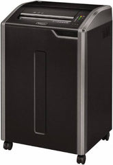 FELLOWES - 5/32 x 1-3/8" Strip, 30 Sheet Cross Cut Automatic Shredder - 20" Long x 25" Wide x 37-1/4" High, Level 4 Security, 35 Gal Wastebasket - Apex Tool & Supply