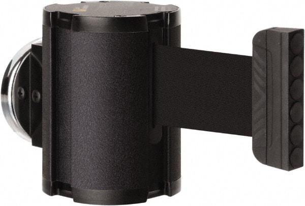 Lavi Industries - 3-1/2" High x 2-1/2" Long x 2-1/2" Wide Magnetic Wall Mount Barrier - Aluminum, Powdercoat Finish, Black, Use with Magnetic Wall Mount Barriers - Apex Tool & Supply