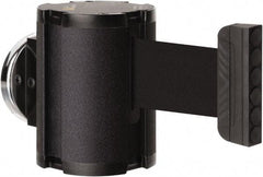 Lavi Industries - 3-1/2" High x 2-1/2" Long x 2-1/2" Wide Magnetic Wall Mount Barrier - Aluminum, Powdercoat Finish, Black, Use with Magnetic Wall Mount Barriers - Apex Tool & Supply