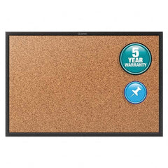 Quartet - Cork Bulletin Boards Style: Open Cork Bulletin Board Color: Natural - Apex Tool & Supply