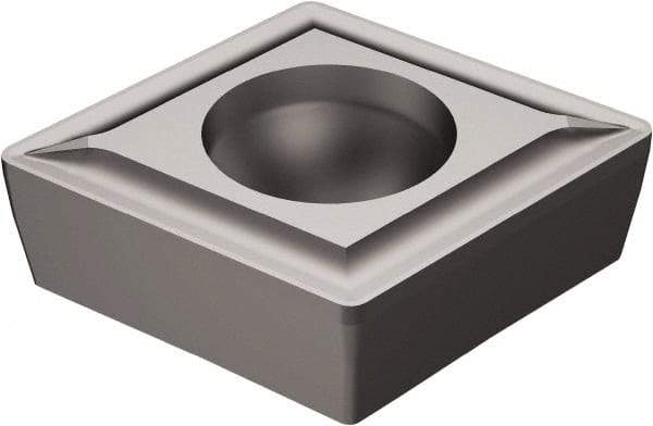 Sandvik Coromant - CCMT21.51 UF Grade 5015 Carbide Turning Insert - Uncoated, 80° Diamond, 1/4" Inscr Circle, 3/32" Thick, 1/64" Corner Radius - Apex Tool & Supply