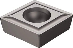 Sandvik Coromant - CCMT21.51 UF Grade 5015 Carbide Turning Insert - Uncoated, 80° Diamond, 1/4" Inscr Circle, 3/32" Thick, 1/64" Corner Radius - Apex Tool & Supply