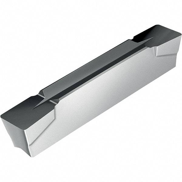 Walter - 4E600N050GX UA4 Grade WAK20, 6mm Cutting Width Carbide Grooving Insert - 3.5mm Max Depth of Cut, Neutral, 0.5mm Corner Radius, TiCN/Al2O3/TiN Finish - Apex Tool & Supply