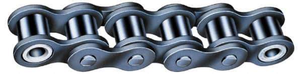 Morse - 3/4" Pitch, ANSI 60, Low Maintenance Roller Chain - Chain No. 60, 10 Ft. Long, 15/32" Roller Diam, 1/2" Roller Width - Apex Tool & Supply