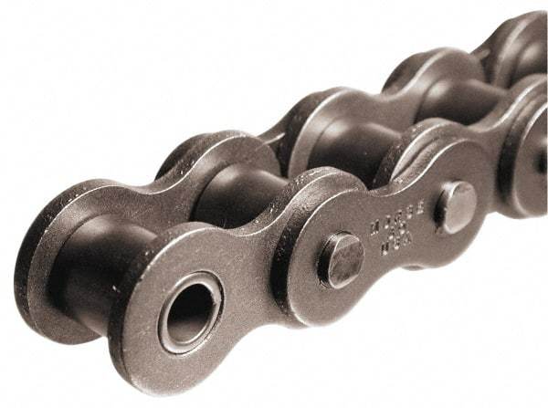 Morse - 3/4" Pitch, ANSI 60, Single Strand Roller Chain - Chain No. 60, 10 Ft. Long, 15/32" Roller Diam, 1/2" Roller Width - Apex Tool & Supply