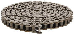 Morse - 3/4" Pitch, ANSI 60, Single Strand Roller Chain - Chain No. 60, 10 Ft. Long, 15/32" Roller Diam, 1/2" Roller Width - Apex Tool & Supply