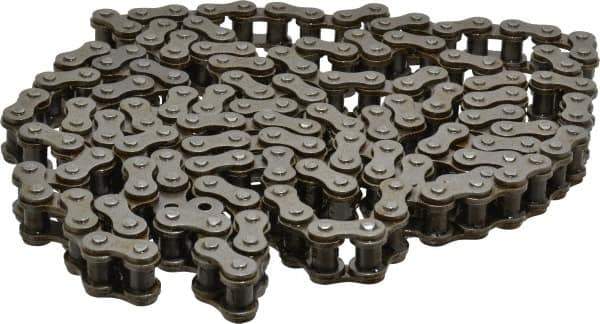 Morse - 3/4" Pitch, ANSI 60H, Heavy Series Roller Chain - Chain No. 60H, 10 Ft. Long, 15/32" Roller Diam, 1/2" Roller Width - Apex Tool & Supply