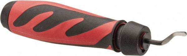 Shaviv - 11 Piece High Speed Steel Blade Hand Deburring Tool Set - E100 Blades, For Hole Edge, Straight Edge - Apex Tool & Supply