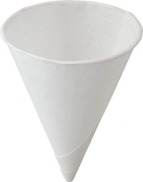 Solo - Solo Conical Paper Cold Cups, 4 oz - White - Apex Tool & Supply