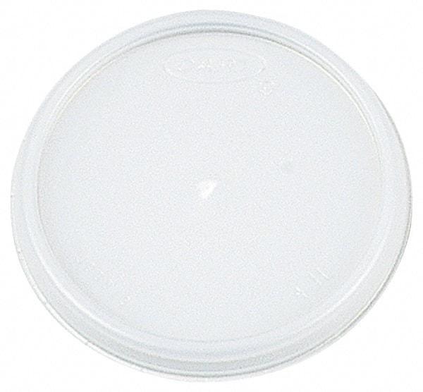 DART - Dart Lids for 8 oz Hot/Cold Foam Cups, Vented - White - Apex Tool & Supply