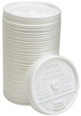 DART - Dart Sip-Thru Lids for 16 oz Hot/Cold Foam Cups - White - Apex Tool & Supply