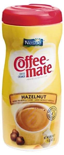Coffee-Mate - 15 oz Hazelnut Powdered Creamer - Use with Hot Drinks - Apex Tool & Supply