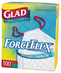 Clorox - Breakroom Cleaning Supplies; Breakroom Accessory Type: Tall Kitchen Bags ; For Use With: Kitchen Trash ; Breakroom Accessory Description: 13Gal Stretchable Drawstring Tall Kitchen Bag - Apex Tool & Supply