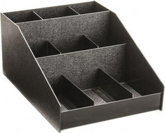 Vertiflex Products - Horizontal Organizer - 12 x 16 x 7-1/2 Inch, Black, For Use with Condiments - Apex Tool & Supply