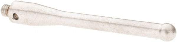 Renishaw - 0.2 Inch Ball Diameter, Stainless Steel Stem, M4 Thread, Carbide Point Ball Tip CMM Stylus - 1.378 Inch Working Length, 0.1772 Inch Stem Diameter, 1.9685 Inch Overall Length - Apex Tool & Supply