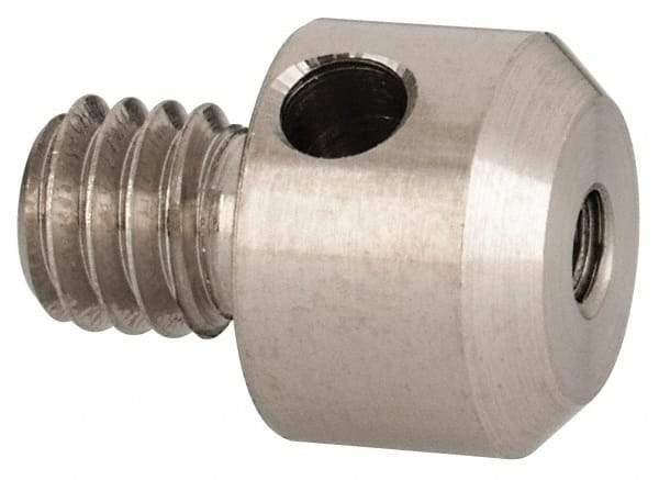 Renishaw - M2 Female, M4 Male, Stainless Steel, CMM Thread Adapter - 0.1969 Inch Long, Includes Sa5 Adaptor(M4-M2) Renishaw Stylus Accessory - Apex Tool & Supply
