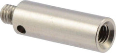 Renishaw - M4 Female and Male Connection, 0.2756 Inch Stem Diameter, Stainless Steel, CMM Stylus Extension - 0.7874 Inch Overall Length, For Use with M4 Threaded Stylus Range - Apex Tool & Supply