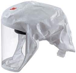 3M - Size S/M, PAPR/SAR Compatible Headcover - White, Compatible with 3M Versaflo - Apex Tool & Supply
