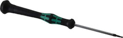 Wera - 1.5mm Precision Miniature Hex Driver - 2-3/8" Bade Length, Ergonomic with Spinning Cap Handle, 2-3/8" OAL - Apex Tool & Supply