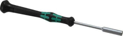 Wera - 3/16" Solid Shaft Precision Nutdriver - Ergonomic Handle, 6-1/4" OAL - Apex Tool & Supply
