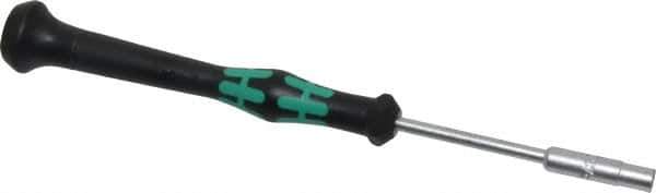 Wera - 5/32" Solid Shaft Precision Nutdriver - Ergonomic Handle, 6-1/4" OAL - Apex Tool & Supply