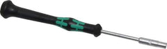 Wera - 5/32" Solid Shaft Precision Nutdriver - Ergonomic Handle, 6-1/4" OAL - Apex Tool & Supply