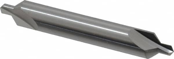 Hertel - #4 Plain Cut 82° Incl Angle Solid Carbide Combo Drill & Countersink - Apex Tool & Supply
