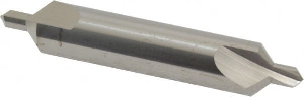 Hertel - #5 Plain Cut 90° Incl Angle Solid Carbide Combo Drill & Countersink - Apex Tool & Supply
