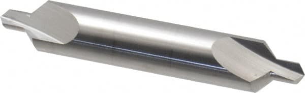 Hertel - #6 Plain Cut 90° Incl Angle Solid Carbide Combo Drill & Countersink - Apex Tool & Supply